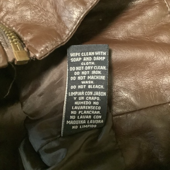 Therapy Women’s street wear motto bikercore small festival faux leather jacket - Picture 7 of 12